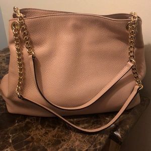 Authentic MICHAEL KORs beige/palepink handbag